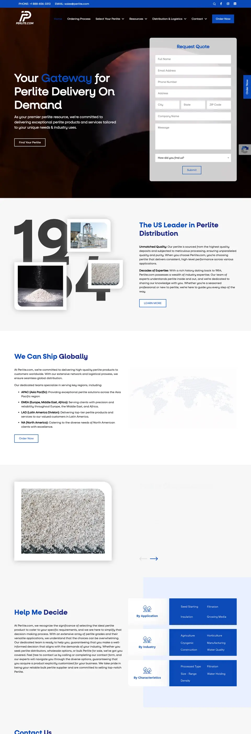 Perlite website